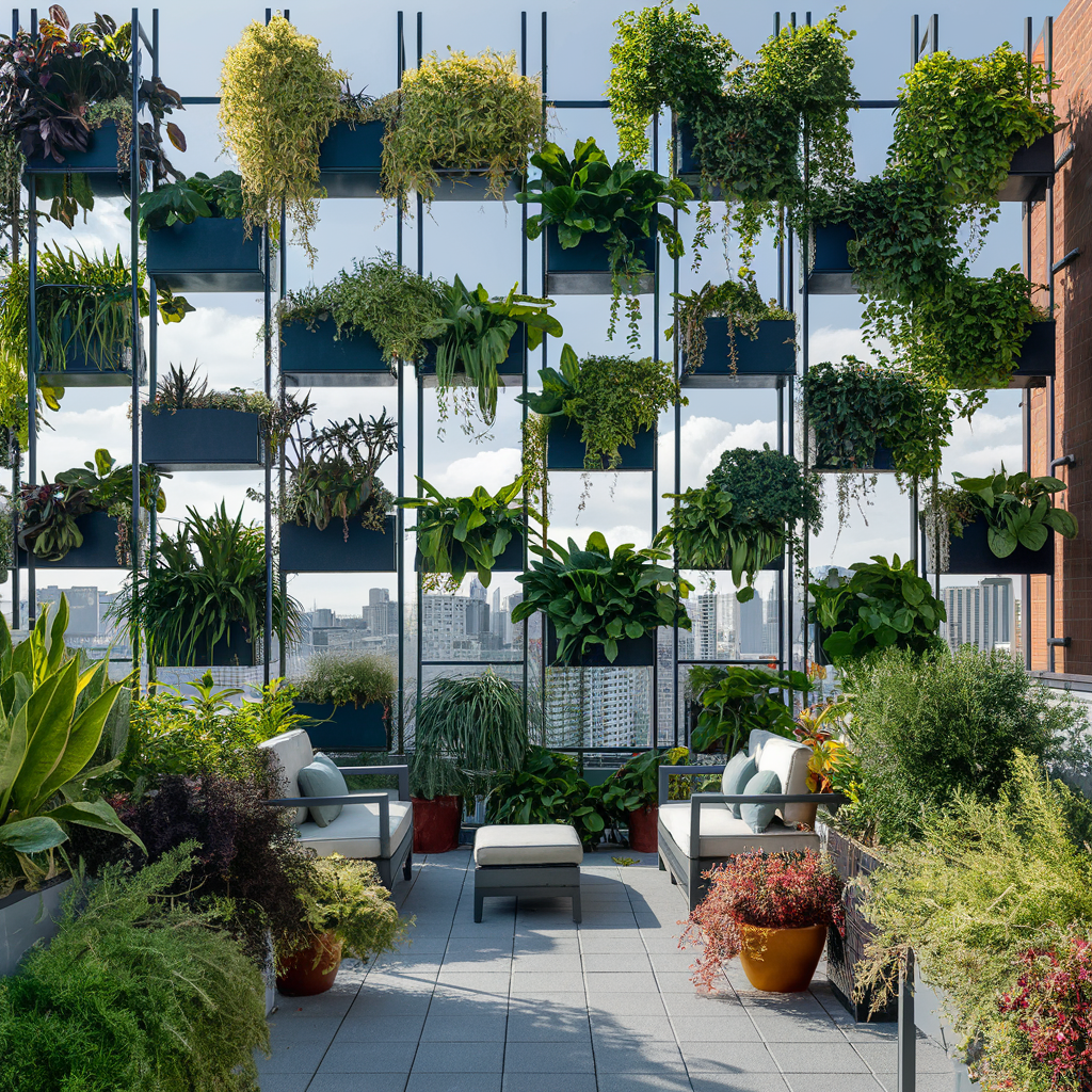 Potager en carré surélevé en bois